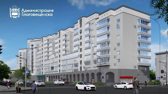 10 фасадов зданий отремонтировали в Благовещенске