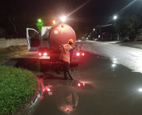 Последствия непогоды устраняли ночью в Благовещенске