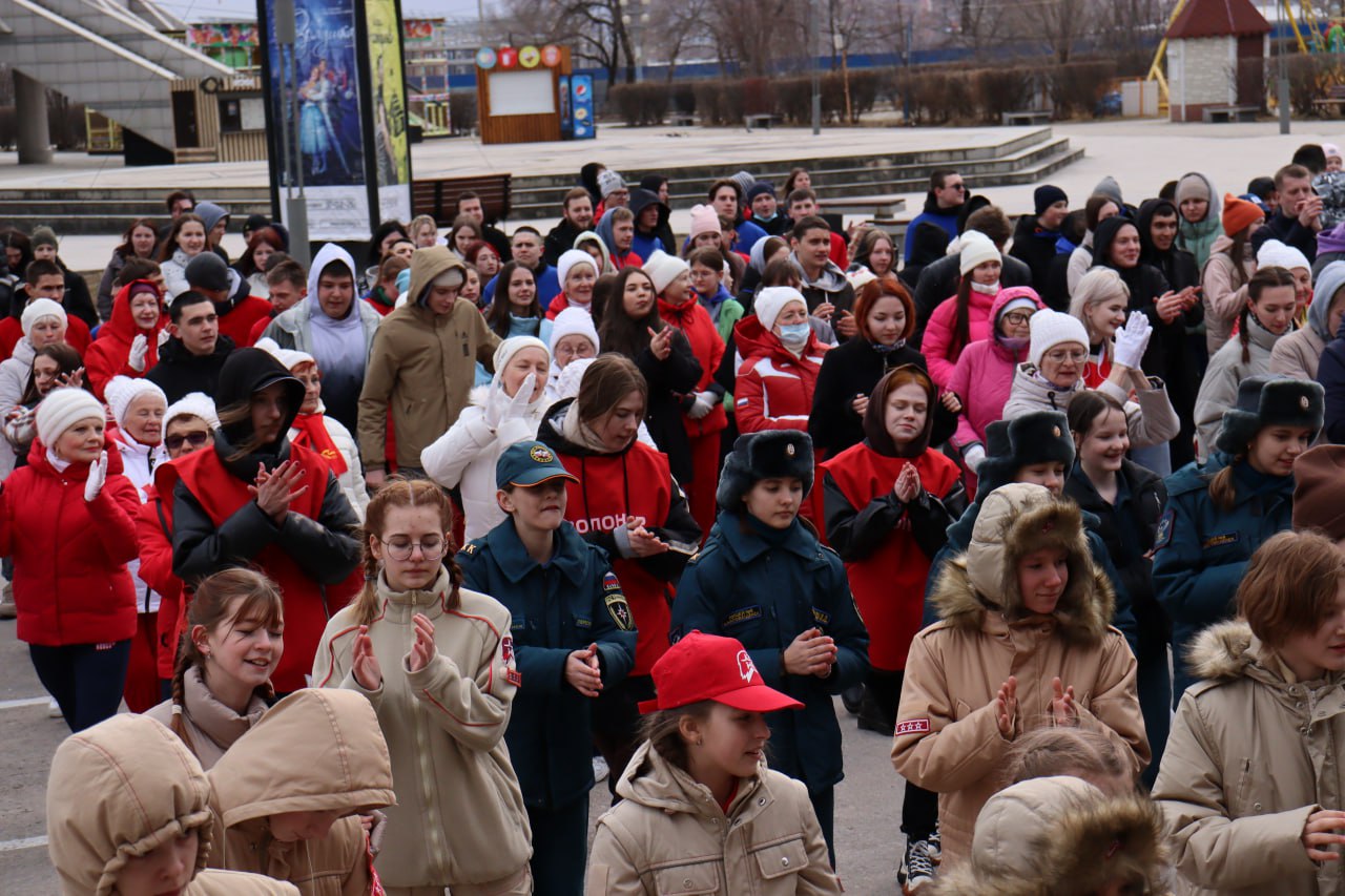 В Благовещенске прошли флешмобы в честь всемирного Дня здоровья