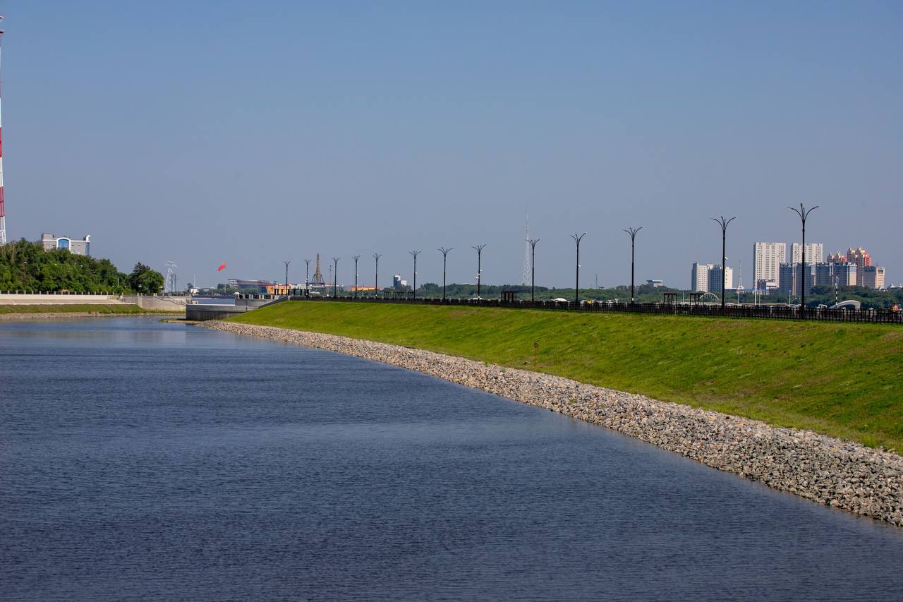На пляже «Пограничный» в Благовещенске усилили безопасность в ночное время