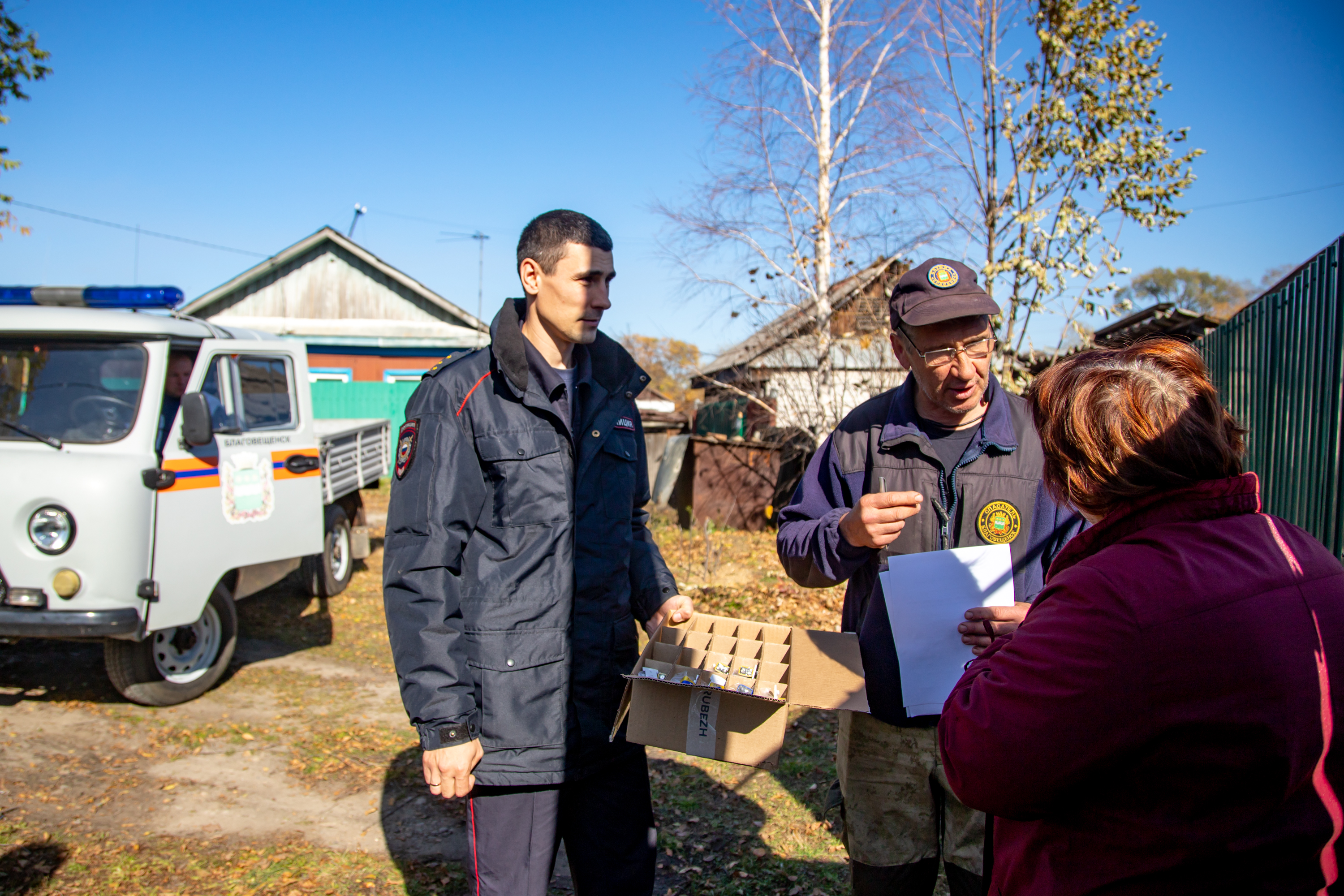 До конца октября благовещенцам передадут полтысячи пожарных извещателей