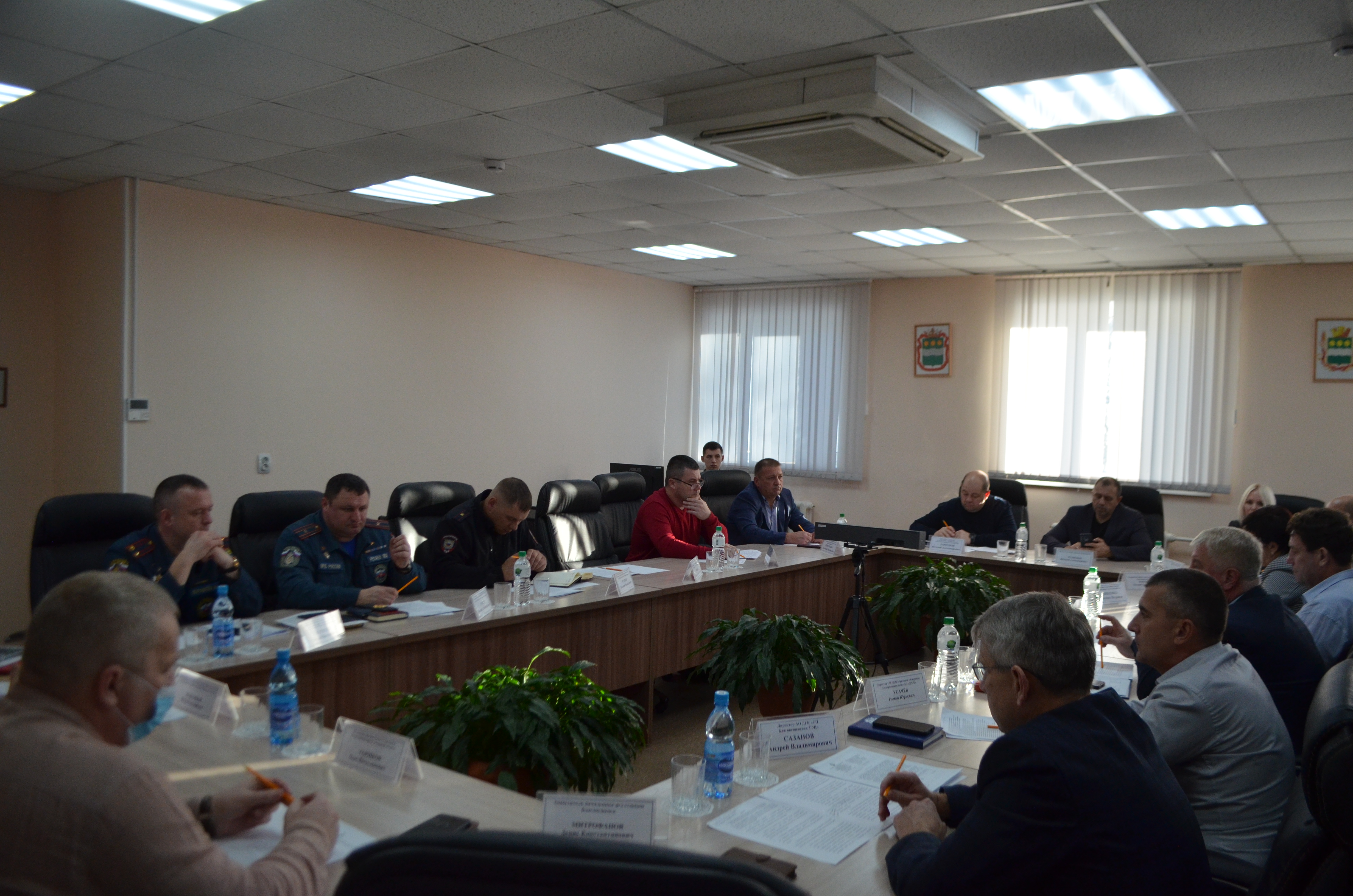 В Благовещенске провели заседание КЧС в преддверии новогодних праздников 