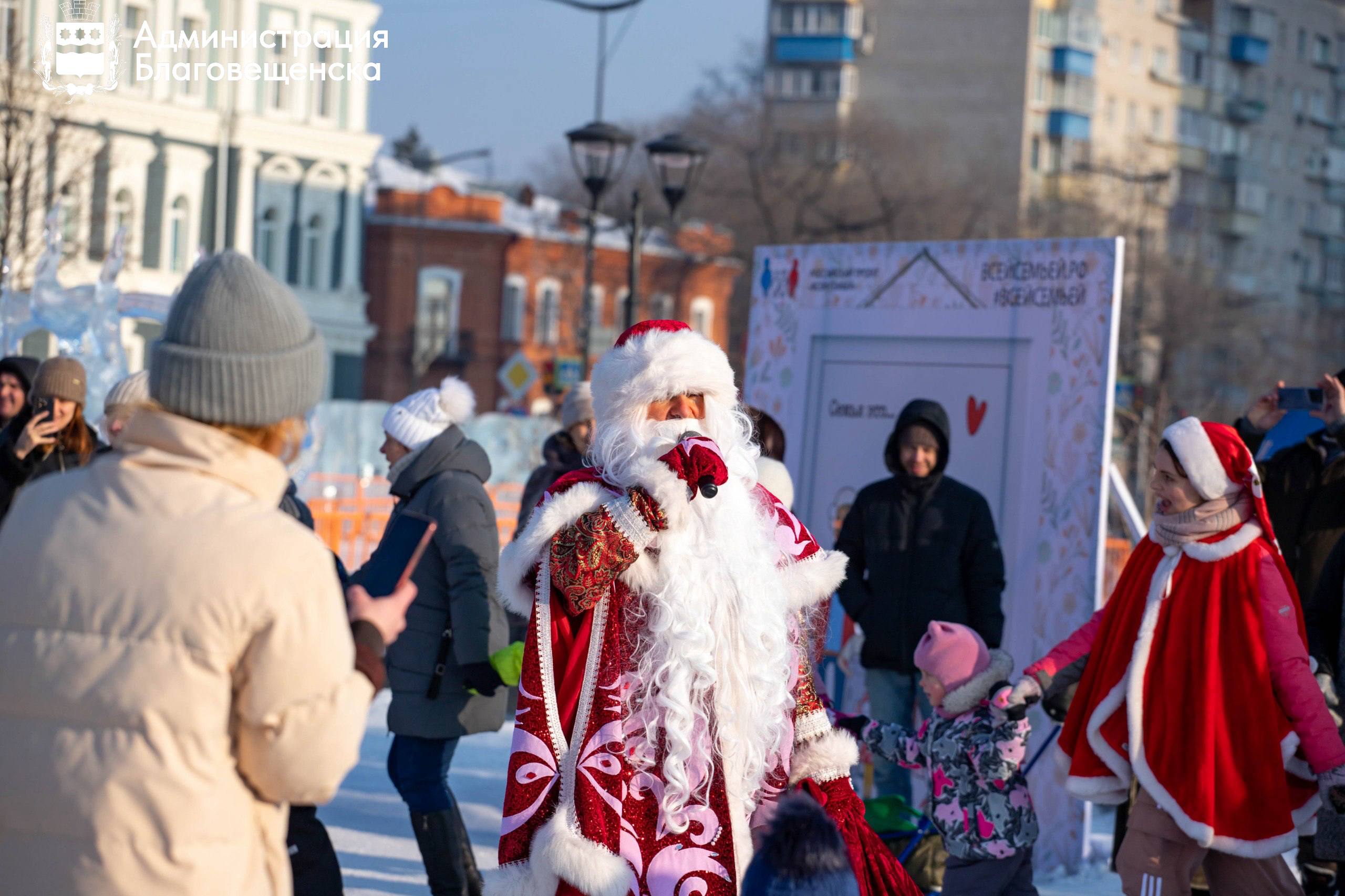 Около 1500 праздничных мероприятий ждёт благовещенцев на новый год