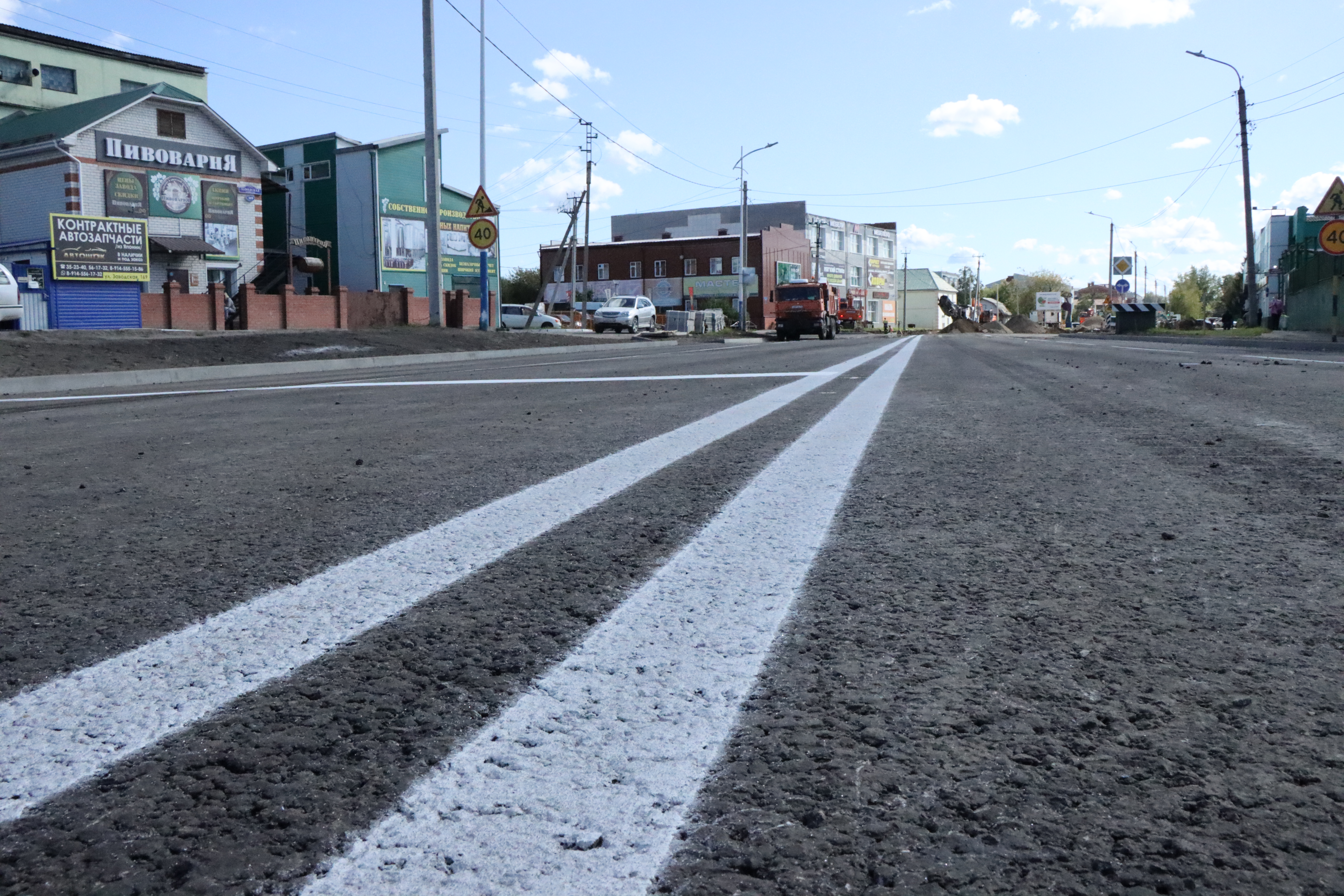 Сегодня после обновления откроют участок Мухина от железнодорожного переезда до Заводской