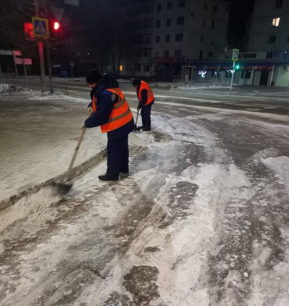 В Благовещенске ГСТК очистил Чайковского и Красноармейскую 