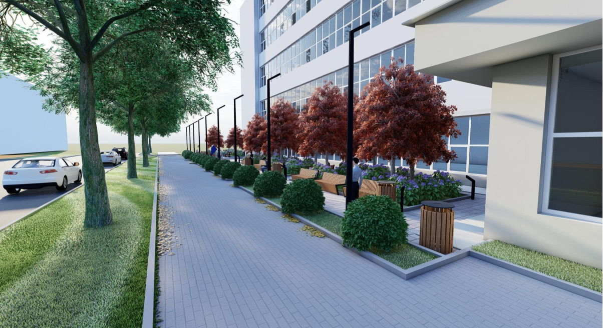 350 квадратных метров комфорта: в Благовещенске появится новый современный сквер