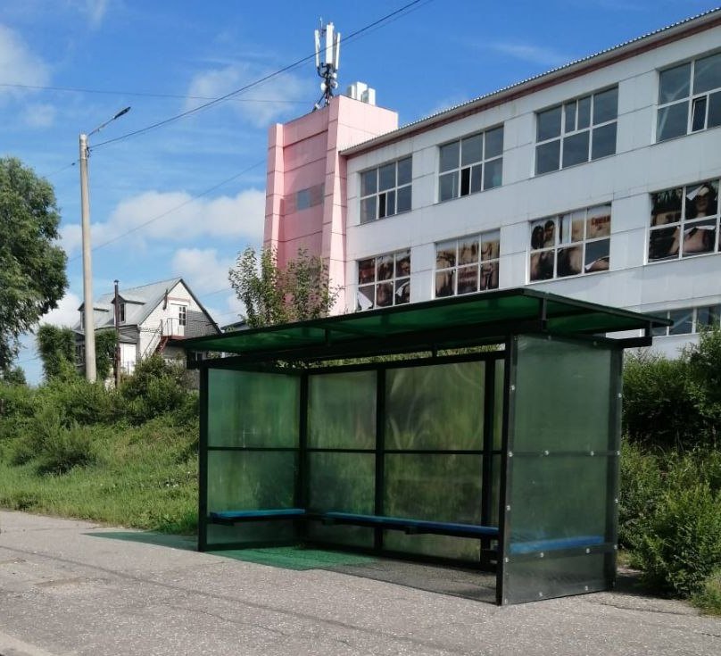 Четыре новых павильона установили на остановках в Благовещенске по обращениям горожан 