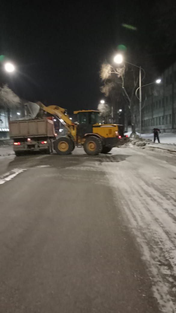 По Горького, Шимановского и Ленина в Благовещенске очистили тротуары