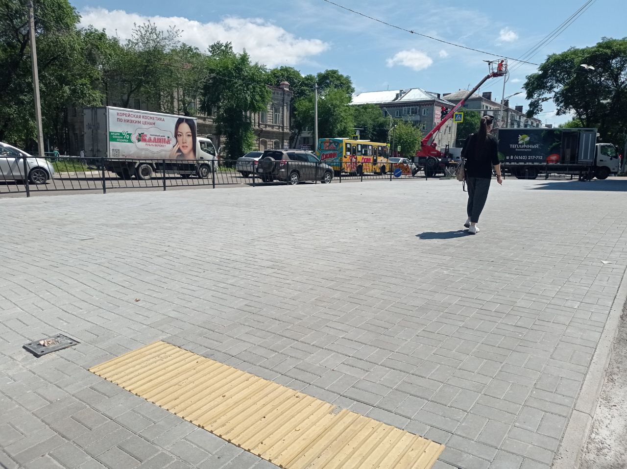 Благовещенские предприниматели подали 18 заявок на размещение павильонов и киосков в  обновленной торговой зоне