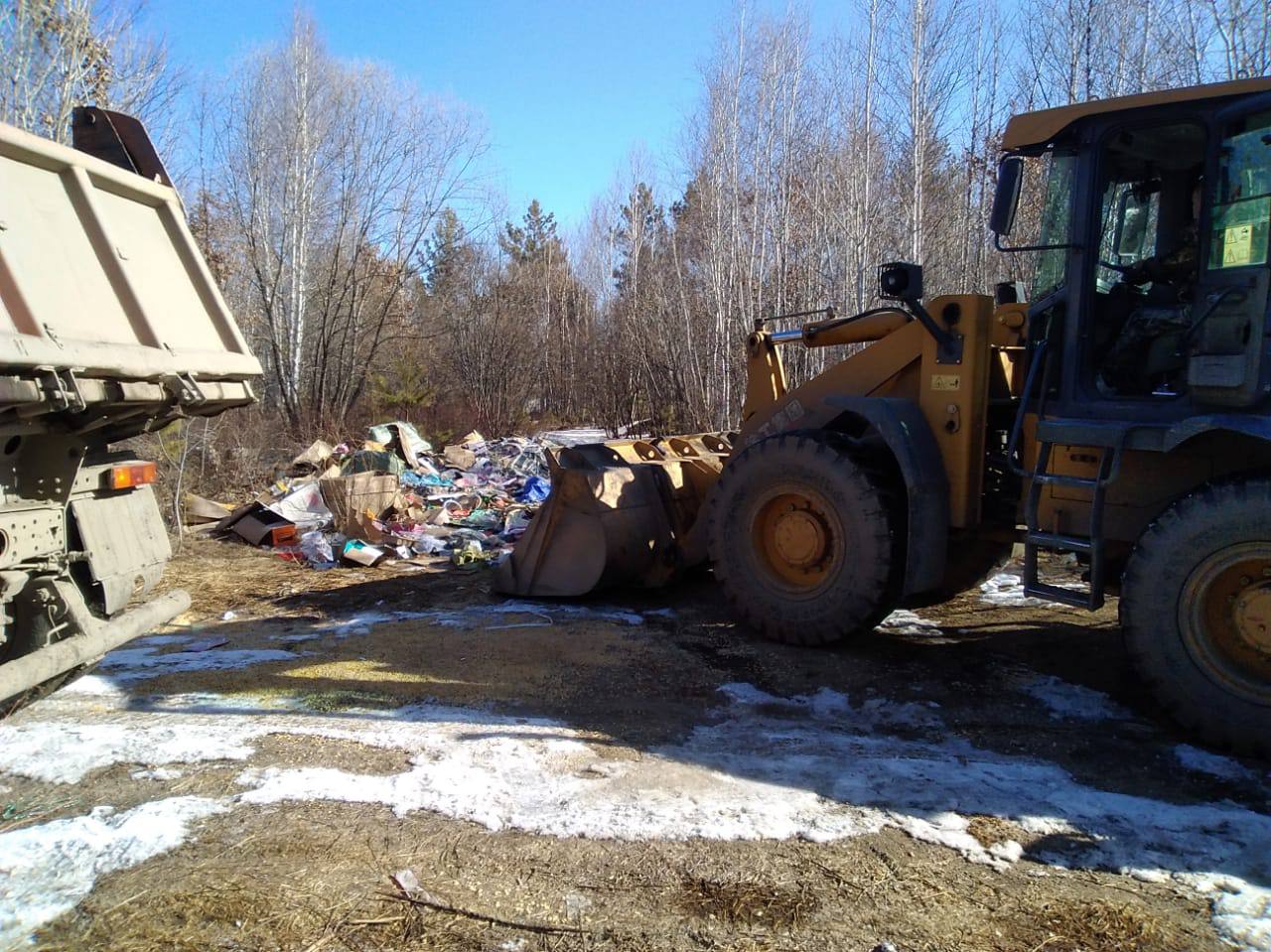 С начала года рабочие ГСТК «побороли» 18 несанкционированных свалок в Благовещенске