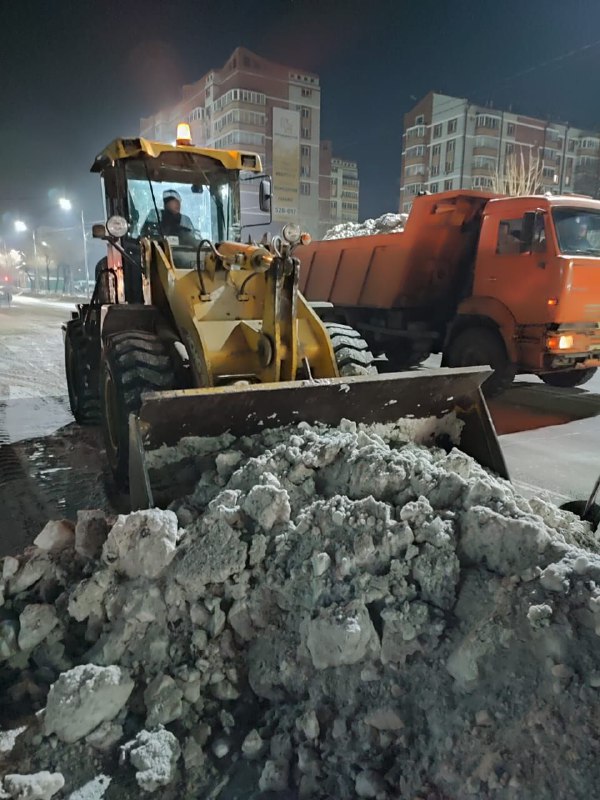 Какие работы выполнили коммунальщики в ночь с 6 на 7 марта? 