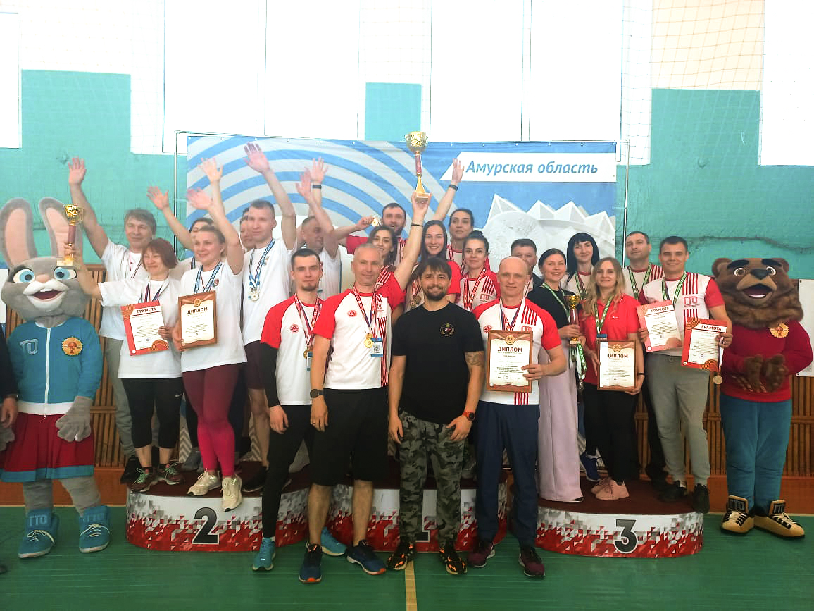 Команда Благовещенска стала лучшей на областном фестивале ГТО