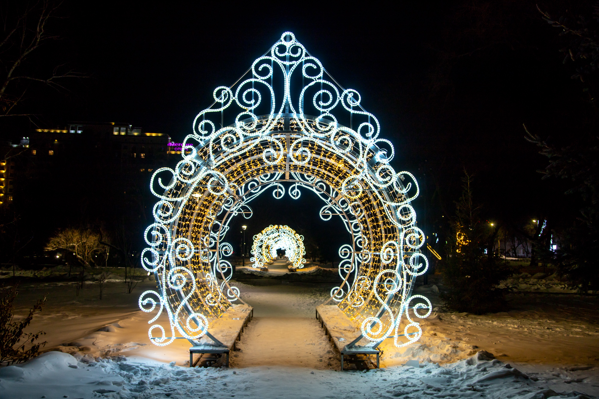 В новогодние праздники в Благовещенске ограничат остановку транспорта напротив площади Ленина 