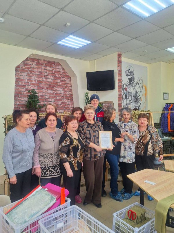 Волонтёрам «Фабрики для СВОих» пришла благодарность с фронта