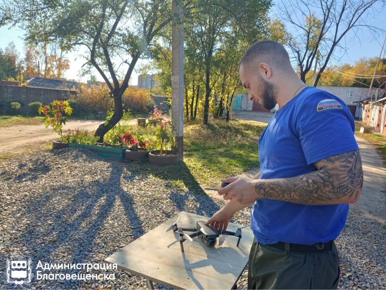 Благовещенские спасатели ежедневно проводят рейды по предупреждению природных пожаров