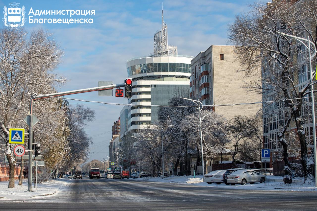 Больше 100 новых светофоров появится на улицах Благовещенска в ближайшие два года