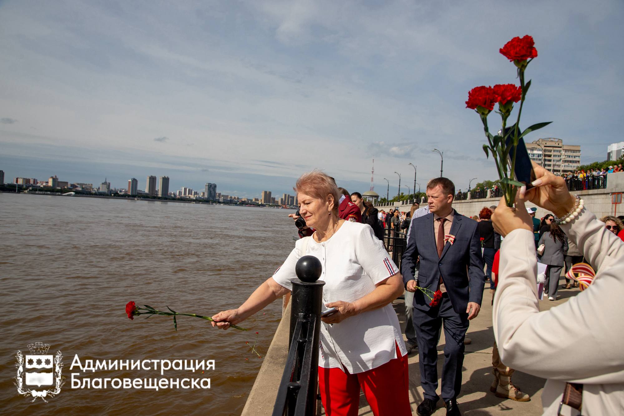 В Благовещенске торжественно отметили 80-летие окончания Второй мировой войны