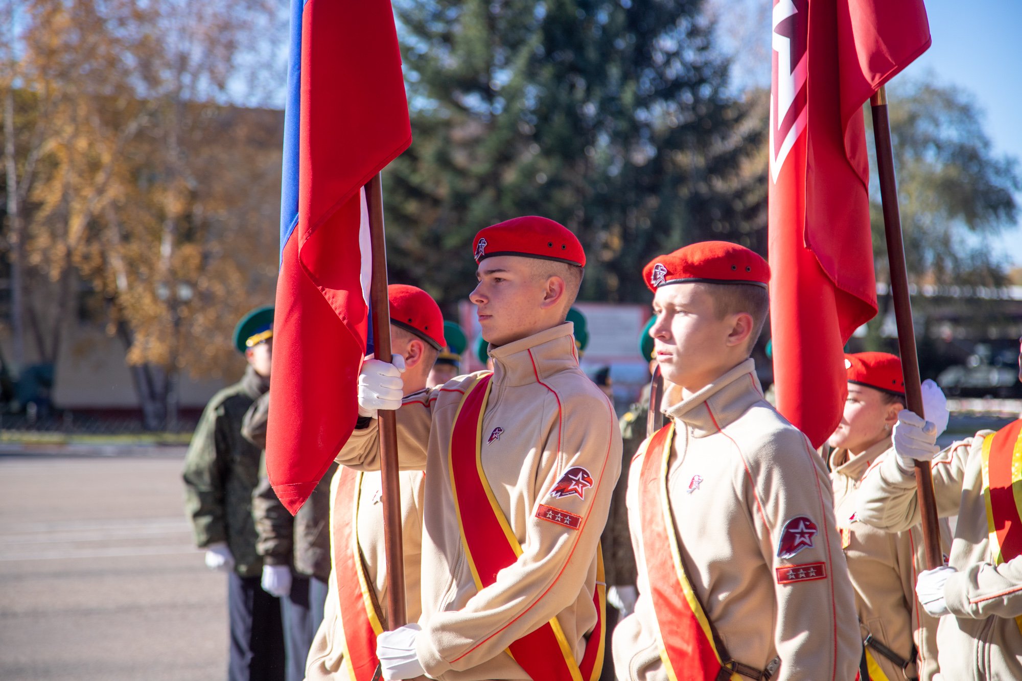 В Благовещенске юнармейцы соревнуются в военно-спортивной игре "Победа"