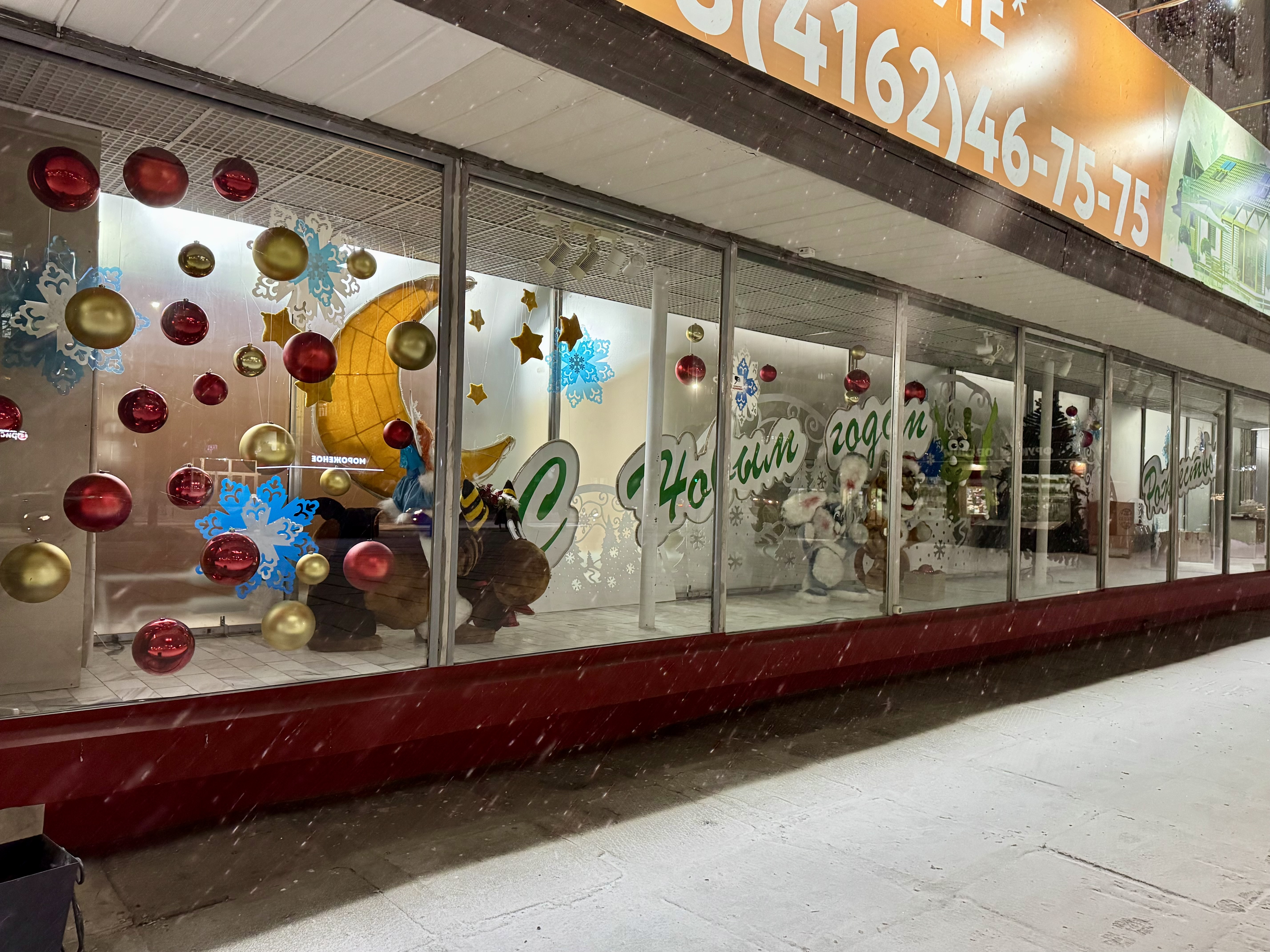 В Благовещенске определили самые новогодние фасады