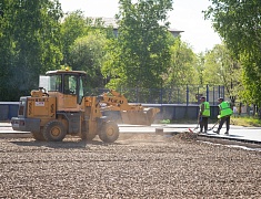 Рабочее совещание мэра Благовещенска Олега Имамеева по строительству умной спортивной площадки в Моховой пади