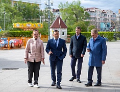 Мэр города Олег Имамеев провёл рабочее совещание по техническим вопросам подготовки главной площадки ВЭФ – Общественно-культурного центра