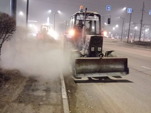 Очистка тротуаров и проезжей части: какие работы запланировал ГСТК на 2 апреля? 