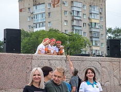 Порядка 350 благовещенцев вышли на общегородскую зарядку