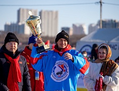 Автомобильные гонки в рамках Международного российско-китайского фестиваля зимних видов спорта