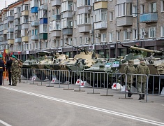 Выставка военной техники ДВОКУ в честь Дня Победы