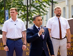 В Благовещенске торжественно открыли «Мурал Победы»