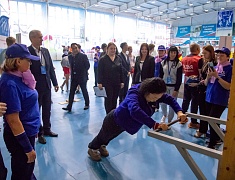 Знакомство спортивной делегации из Хэйхэ с комплексом ГТО