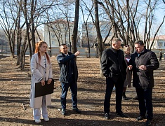 В областном центре приступили к благоустройству сквера на Калинина – Ломоносова