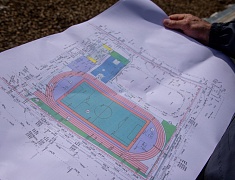 Рабочее совещание мэра Благовещенска Олега Имамеева по строительству умной спортивной площадки в Моховой пади