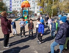 В Благовещенске открыли территории, благоустроенные по программе «1000 дворов» 