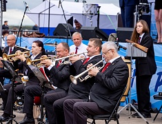 Торжественное открытие набережной реки Зея