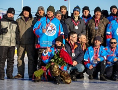 Автомобильные гонки в рамках Международного российско-китайского фестиваля зимних видов спорта