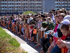 Торжественное прохождение войск Благовещенского гарнизона
