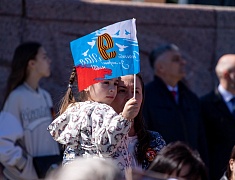 Торжественное прохождение войск Благовещенского гарнизона