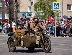 Торжественное прохождение войск Благовещенского гарнизона