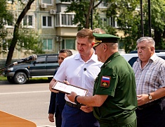 В Благовещенске торжественно открыли «Мурал Победы»