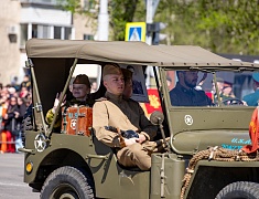 Торжественное прохождение войск Благовещенского гарнизона