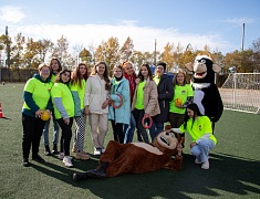 Сто юных благовещенцев с особенностями здоровья пробежали марафон