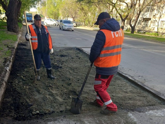 Ямочный ремонт в Благовещенске: где и как работают коммунальщики