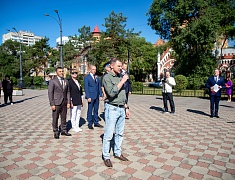В Благовещенске открылась обновленная выставка, посвященная бойцам специальной военной операции