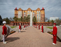 Церемония возложения цветов, посвященная 79-летию Победы в Великой Отечественной войне