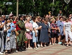 В Благовещенске открыли временный мемориал памяти участников локальных войн и конфликтов