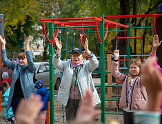 В Благовещенске открыли ещё одну территорию, благоустроенную по программе «1000 дворов»