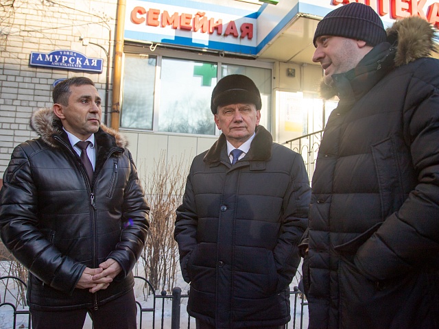 Выездное совещание мэра Благовещенска Олега Имамеева по подготовке к дежурству в новогодние дни