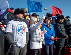 Соревнования по хоккею в рамках Международного российско-китайского фестиваля зимних видов спорта