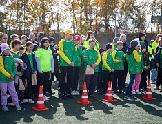 Сто юных благовещенцев с особенностями здоровья пробежали марафон